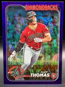 2024 Topps Purple Holofoil #282 Alek Thomas Arizona Diamondbacks 92/799 - Foto 1 di 2