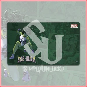 GAMEGENIC SHE HULK PLAYMAT Marvel | Card Game Pokemon Yugioh MTG - Picture 1 of 2