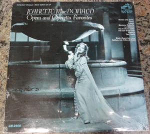 Jeanette MacDonald Opera & Operetta Favorites RCA New Sealed Record LP LM-2908 - Picture 1 of 2