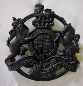 Kings Arms Black Cast Iron Trivet CW 10-17 Vintage 1953 Virginia Metalcrafters - Picture 1 of 7