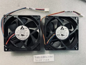 TWO! Supermicro FAN-0076L4 Delta Electronics QFR0912VH Replacement Fan NEW 90mm - Afbeelding 1 van 1