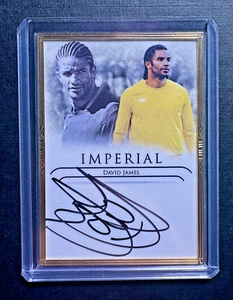 David James /7 23ct Gold Frame On Card Auto Futera Incredible 2025 No Topps - Picture 1 of 2