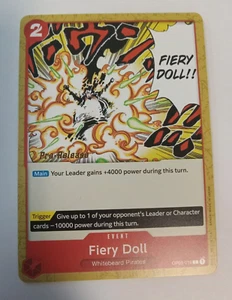 OP03-019 Fiery Doll - Pre-Release One Piece TCG - OP03: Pillars of Strength LP - Bild 1 von 3
