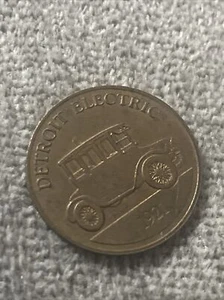 1921 DETROIT ELECTRIC CAR TOKEN! e6334UXX - Picture 1 of 5