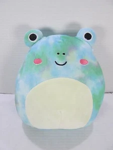 Squishmallows Ferdie Frog tie dye 8" Kellytoy Soft Plush 2022 Easter gift toy - Picture 1 of 6