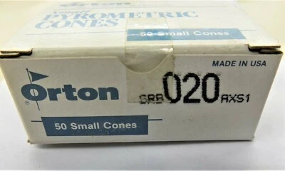 2 Boxes of 50 each Orton SRB 20 Pyrometric Cones For Ceramic Kiln Firings small - Image 1 of 2