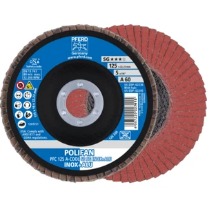 PFERD POLIFAN-F�cherscheiben PFC 125 A-COOL 60 SG INOX+ALU - Bild 1 von 5