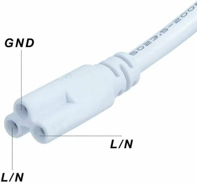 Interconnecting Cable 5FT LED T8 Tube Light Connector - Image 1 of 2