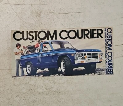 Ford Custom Courier Pickup 1975-1976 folleto de ventas original Foto 1 de 4