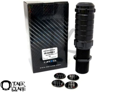 NRG BLACK STEALTH ADJUSTABLE SHIFT KNOB 10X1.5MM HONDA ACURA LOTUS SK-500BK-2 - Изображение 1 из 4
