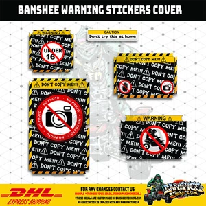 Adesivi di avvertimento Banshee adatti perfetti sopra etichetta di avvertimento OEM idee personalizzate - Foto 1 di 1