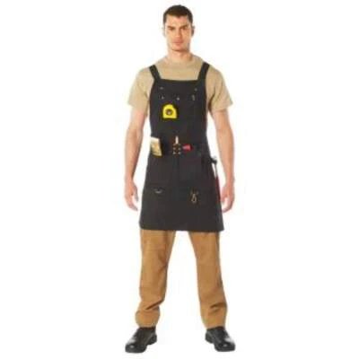 Rothco Canvas Full Work Apron Black 42028 - Image 1 of 4