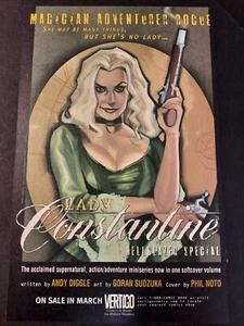 Vertigo Comics LADY CONSTANTINE Hellblazer arte promocional ~ página de cómic anuncio impreso 2003 - Imagen 1 de 1
