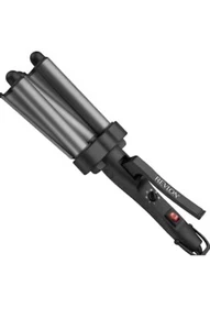 Revlon 3 Barrel Jumbo Hair Waver | Long-Lasting, Natural Looking Waves, (Grey) - Picture 1 of 3