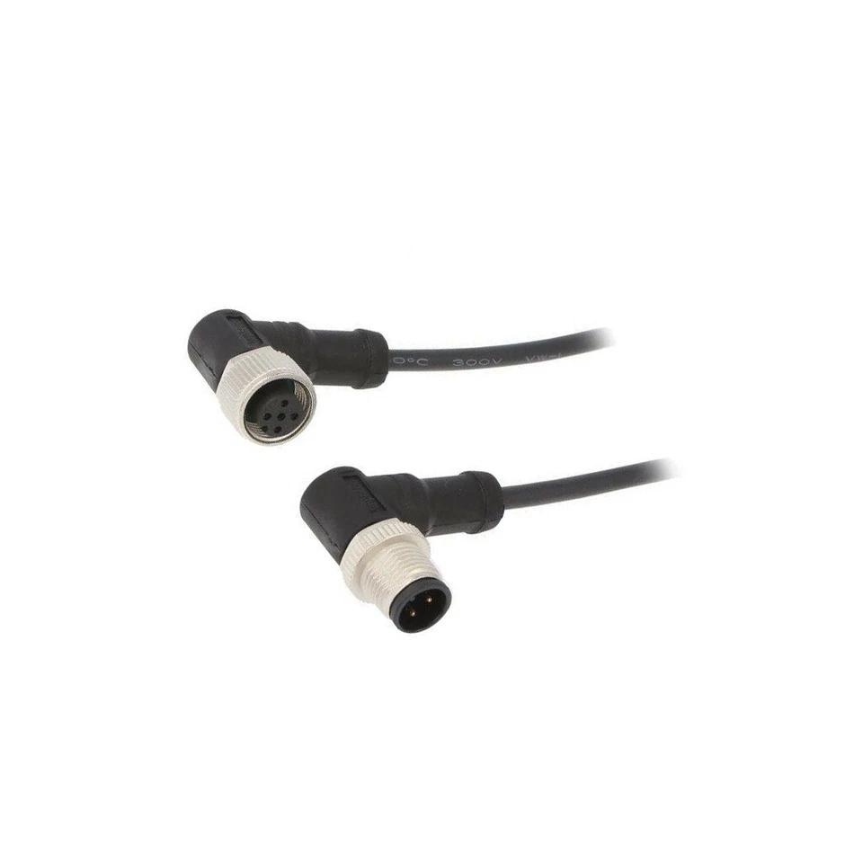 M12A04MR-12AFR-SB001 Kabel: für Sensoren/Automaten PIN: 4 M12-M12 1m Stecker 250 - Image 1 of 1