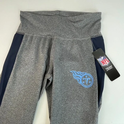 Tennessee Titans NFL Team Leggings Women's Size M Gray Medium NEW Yoga Pants Cover