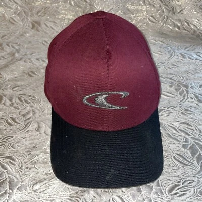 Oneill Baseball Hat Youth Kids Surfer Skater BURGUNDY Embroidered L-XL Oneill's - Image 1 of 4