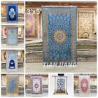 3x5ft Handmade Silk Carpet Home Decor Tapestry Various Patterns Floor Carpet