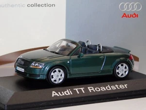 AUDI TT ROADSTER GREEN MINICHAMPS PER AUDI DEALER COLLECTION 1/43 - Foto 1 di 1