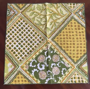 Juego de seis servilletas vintage de aguacate y lima verde y dorado diseño maravilloso - Imagen 1 de 5