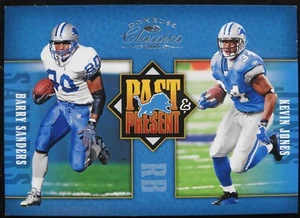 2005 Donruss Classics Past and Present Card #PP10 Barry Sanders Jones #/500 - Picture 1 of 2