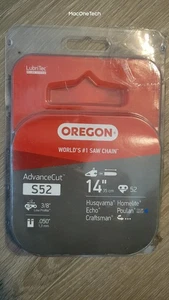 Cadena de repuesto para motosierra Oregon 14" AdvanceCut #S52 - Imagen 1 de 5