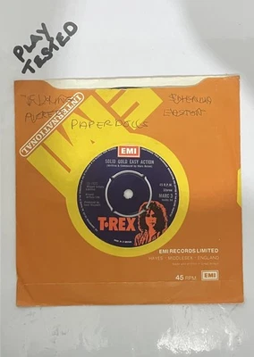 Marc Bolan & T-Rex - Solid Gold Easy Action 7" Single Vinyl Record MARC3 - 1972  - Image 1 of 4