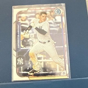 2015 Bowman Chrome Refractor SP #225/499 Jacoby Ellsbury (New York Yankees) - Picture 1 of 3