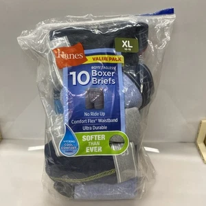 Hanes Boys' 10pk Boxer Briefs - XL (16-18") Comfort Flex Waistband❗️Damage Pack - Picture 1 of 7