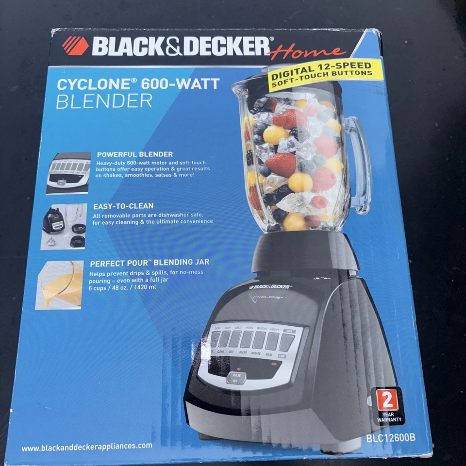 Brand New BLACK+DECKER 8-Cup Food Processor BLC12600B - Image 1 of 1