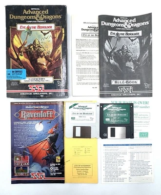 Advanced Dungeons And Dragons Eye Of The Beholder 3.5” Floppy IBM Box 1990 - Image 1 of 4