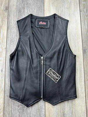 Vintage Indian Motorcycle Women's Lindy Leather Vest Size: S *BRAND NEW* - Image 1 of 4