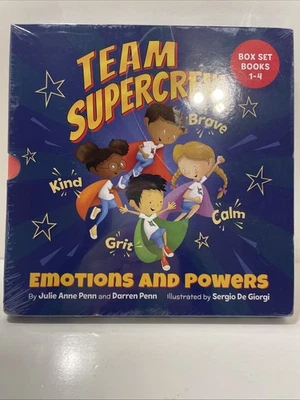 Team Supercrew - Emotions and Powers: 4 Book Box Set (Books 1-4) by Julie Anne P - Image 1 of 4