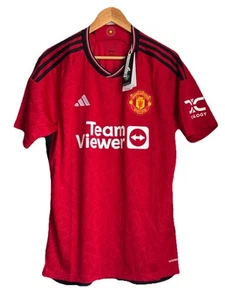Manchester United 2023-2024 Authentic Home Shirt Size L New With Tags - Picture 1 of 20