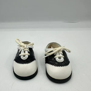 AMERICAN GIRL Sock Hopper Maryellen SADDLE SHOES Clean Black White - Picture 1 of 6