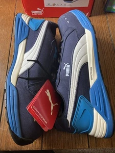 Puma Herren Größe 11,5 644625 Airtwist niedrig blau Sicherheit Verbundkappe Arbeitsschuhe - Bild 1 von 8