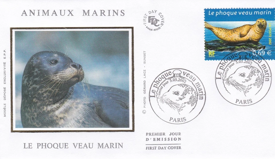 France 2002 FDC Animals Marine yt 3488 - Image 1 of 1