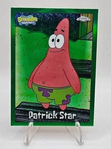 2025 Topps Chrome SpongeBob PATRICK STAR Green KELP Refractor #24 - Picture 1 of 2
