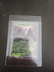 Pokémon TCG Wo-Chien ex Scarlet & Violet - Paldea Evolved 027/193 Holo Double... - Picture 1 of 2