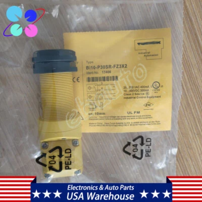 1*Inductive Proximity Sensor For Turck BI10-P30SR-FZ3X2 20-250VAC 10-300VDC 10mm - Image 1 of 4