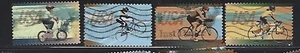 US Sc# 4687-4690 BICYCLES SET of 4 USED OFF PAPER SOUND - Picture 1 of 1