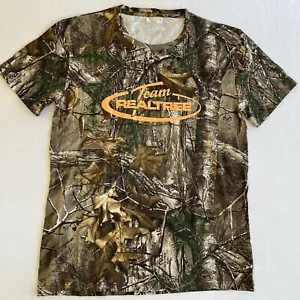Team Realtree Men's Large T Shirt Camouflage Realtree Hunting Outdoors Deer New - Picture 1 of 8