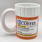 Rx Prescription Pill Bottle 12 oz Ceramic Coffee Mug Cup Big Mouth Inc