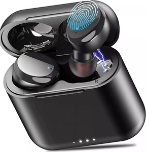 TOZO T6 True Wireless Earbuds Bluetooth 5.3 Kopfhörer, Schwarz - Bild 1 von 11