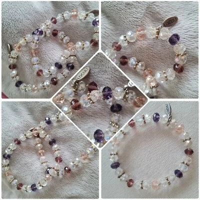 2 LOCULI Kristall Armbänder Armband Armkette ungetragen  - Bild 1 von 4