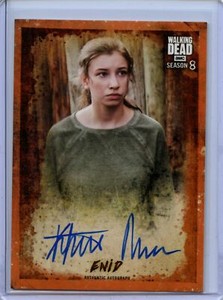 Katelyn Nacon 2018 Topps Walking Dead Season 8 Part 1 Autograph as Enid #53/99