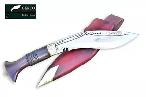 Coltello di carta lama 4" coltello apri lettere fatto a mano originale Gurkha Kukri - Foto 1 di 7