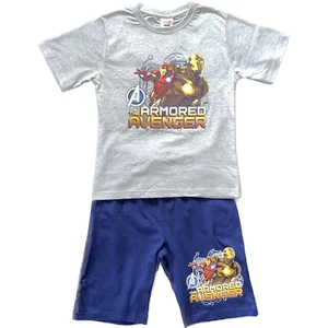 Marvel Avengers Pyjama Shorty Superhelden Jungen Kurzarm Gr. 134/140 - Bild 1 von 6