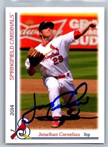 Juego del equipo Springfield Cardinals 2014 #29 Jonathan Cornelius firmado/automático - Imagen 1 de 2