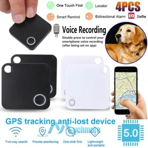 4x Mini GPS Smart Tracker Bluetooth Real-time Kid Pet Vehicle Locator Anti-Lost - Picture 1 of 33